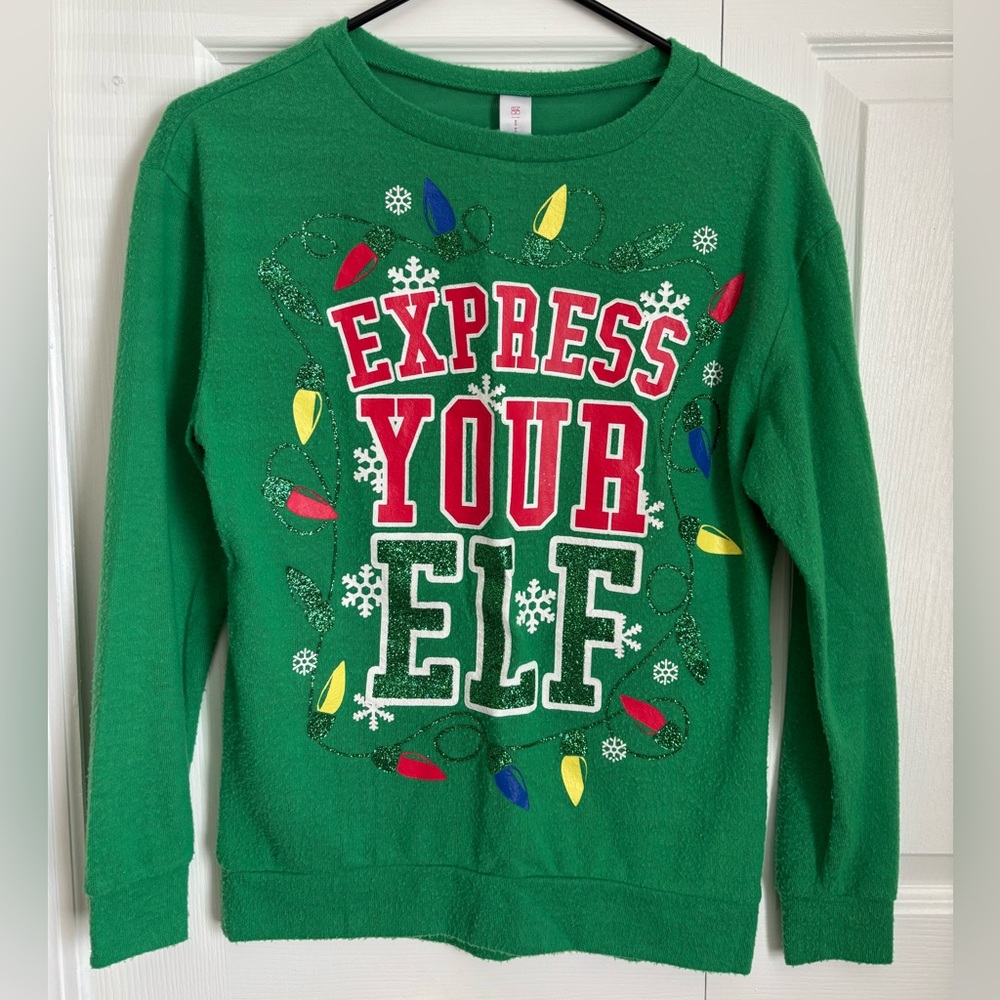 Express Your Elf Christmas Sweater